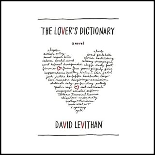 The Lover’s Dictionary Audiolibro Por David Levithan arte de portada