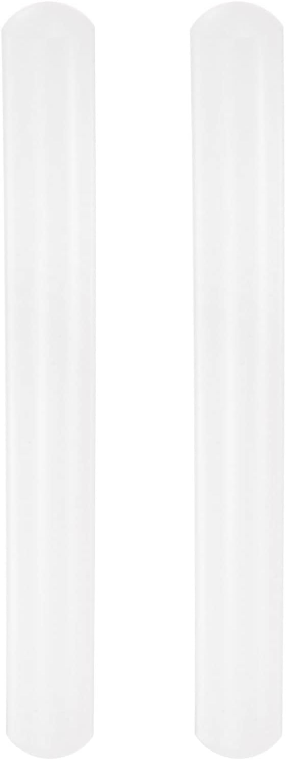 HARFINGTON 2pcs Fondant Rolling Pin 9 Inch x 0.98 Inch PP Plastic Non-Stick Fondant Roller Dough Roller Kitchen Decorating Tools for Fondant Cookie Pastry Pizza Clay Dough