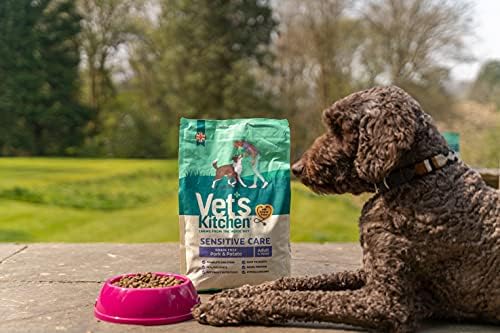 Vet's Kitchen - Grain Free - Complete Dry Dog Food - Sensitive Care Pork and Potato - Advanced Nutrition for your Adult Dog - 2.2kg