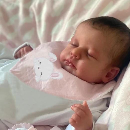 Angelbaby muñeca realista de silicona 20 pulgadas miniatura 6