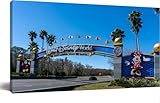 Large Wall Art Decor for Living Room Bedroom Bathroom Canvas Wall Art Framed A Walt Disney World entrance arch gate Orlando Florida Prints Artwork Painting Pictures Kitchen 24x48