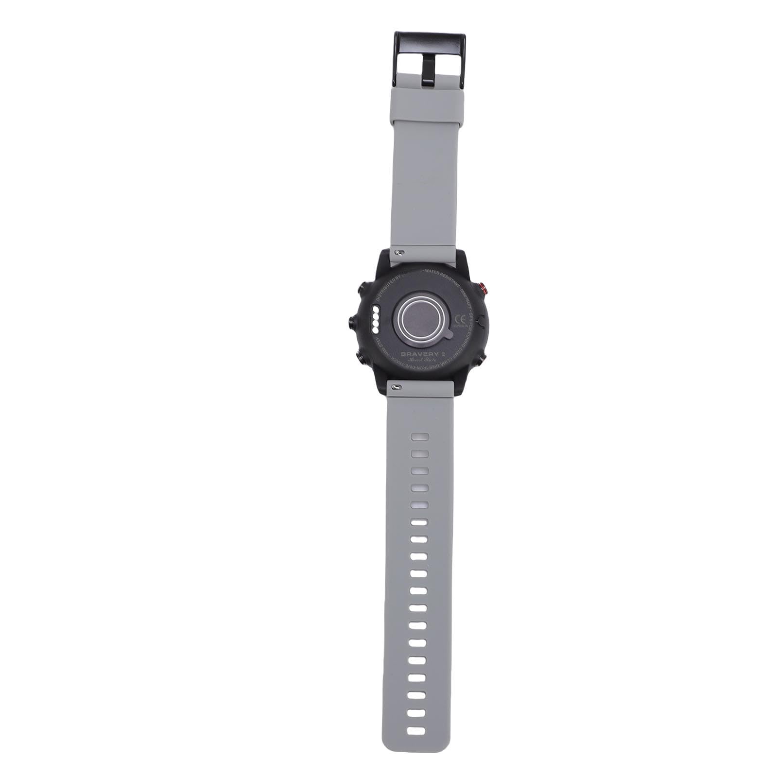 Smartwatch Impermeabile 50 M Leggero per Immersioni Professionali in Nuoto e Corsa con Schermo da 1,3 Pollici (Nera)