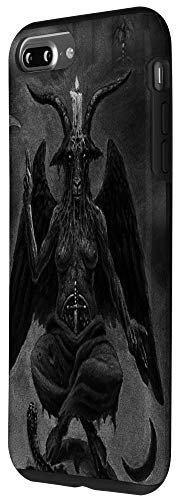 Iphone 7 Plus/8 Plus Satanic Goat Baphomet Occult Pagan Black Magic Goth Lucifer Case #TOP1