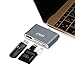 New MacBook Pro 2019 USB Type C HUB OTG/TF/SD Smart Card Reader Adapter for MacBook air 2018 and PC Laptop and Most USB Type-C Port Devices, EASTWILD USB 3.1 Type C Adapter (Grey)