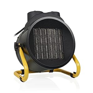 Tristar KA-5072 elektrische kachel – Industriële verwarming – Keramiek – Turbostand en ventilatiefunctie – 3000 W maximaal,Zwart