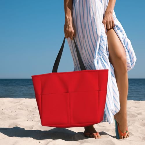 Bolsa de viaje de playa espaciosa con cremallera para evitar pérdidas 2