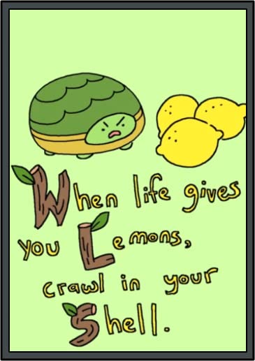 Tin Signs Vintage Bee And Puppycat Turtle And Lemons Poster Funny Signs Retro Metal Tin Sign Vintage Sign For Home Coffee Wall Decor 8x12 Inch