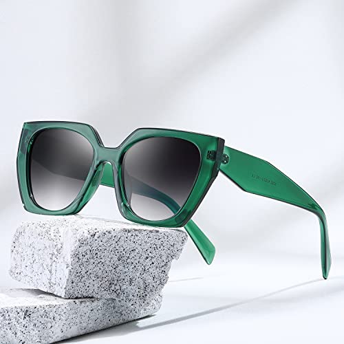 Retro Sunglasses Women and Men Square Trendy Show shades fashion vogue UV Protection sun glasses sunshade3