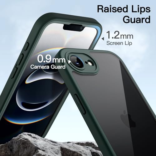 Image of JETech Case for iPhone 17e /16e, 360 Protection, Dark Green