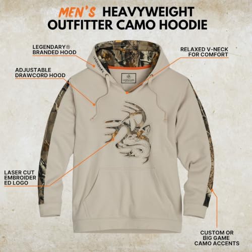 Image of Legendary Whitetails Mens Plaid Camo Pullover Hoodie