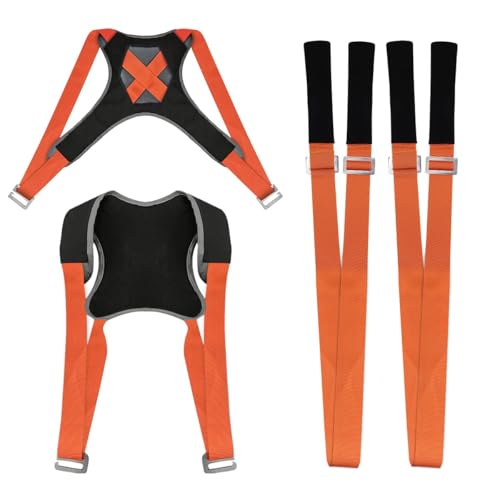 Tragegurte Umzug Möbel 2 Personen, Transportgurt, Möbel Tragegurte - Einfaches Heben, Tragen, Bewegen von Möbeln, Haushaltsgeräten, Matratzen für Gegenstände