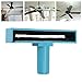 Ceiling Fan Cleaner, Reusable Ceiling Fan Blade Brush with 0.8 Foot Pole Washable Ceiling Fan C Leaning Brush Flexible Dusting Fan Vacuum Cleansing Tool for Home (Blue)