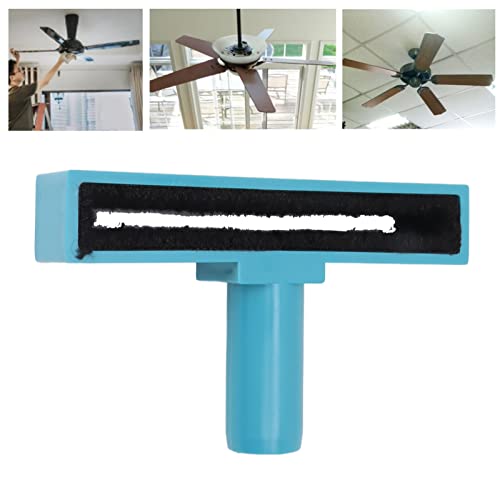 Image of Pssopp Ceiling Fan Blade Cleaner, Duster Ceiling Fan Attachment Washable Brush Fan Tool Ceiling Fan Blade Cleaner Ceiling Fan Cleaner Duster for Home (Blue)