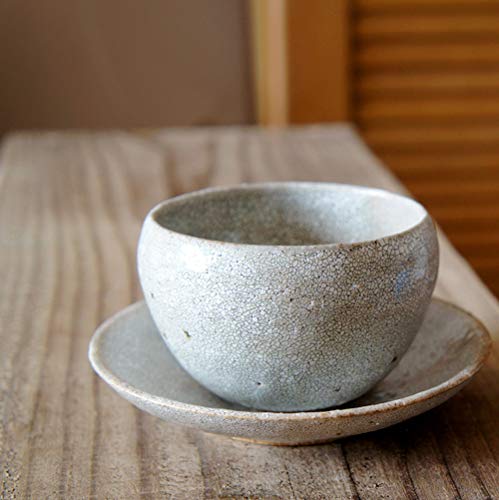 萩焼　かいらぎ(梅花皮)の皿　３枚セット 萩焼 かいらぎ(梅花皮)の皿 3枚セット（梅花皮（かいらぎ