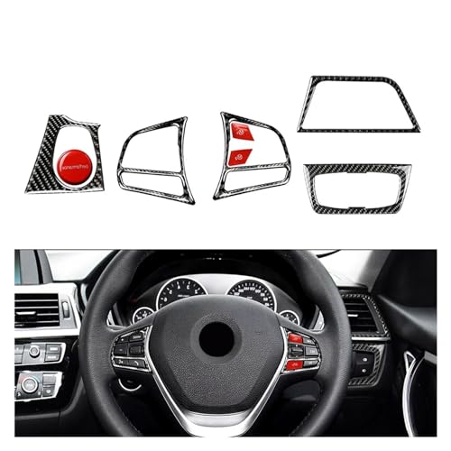 Autocollants pour volant BMW F30 F34 boutons rayés solution rénovation RHD