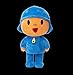 Mighty Mojo Pocoyo Plush Doll - 12 Inches for Toddlers, Girls and Boys - Officially Licensed Plush Doll - Preschool Leaning Plush Bedtime Doll