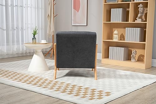 Sillón Plegable Algodón Gris miniatura 5