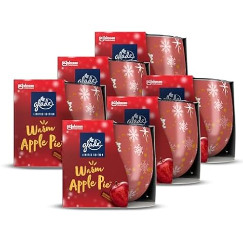 Glade Warm Apple Pie Scented Candle Pack Cover