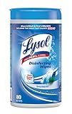 Lysol Disinfecting Wipes, Ocean Fresh, 80ct