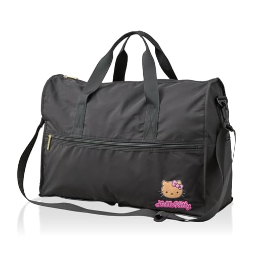 Women's Sanrio Characters Folding Boston Bag, SA24. Tanning Hello Kitty, One Size - Main Image