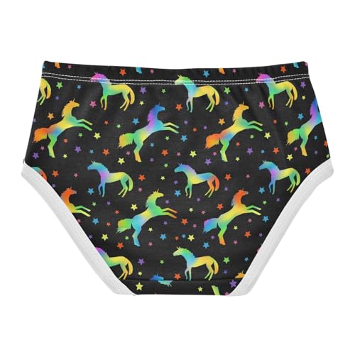 Girls Underwear Soft Cotton Galaxy Unicorn Kids Panties in Sizes 2/3t, 4t, 5t, 6 and 82