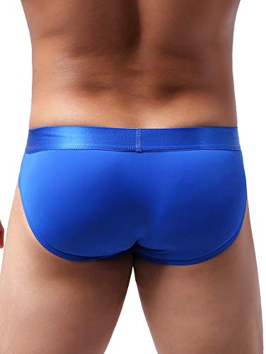 iKingsky Men's Sporty Pocuh Briefs Underwear Low Rise Bulge Under Panties4