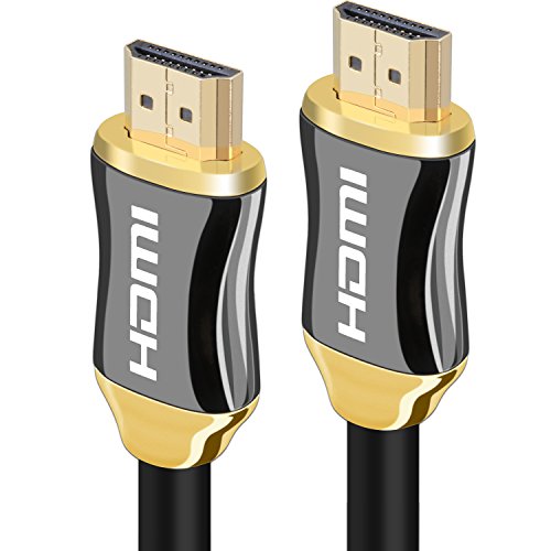 a-Tech Cable HDMI 60ft Cable HDMI 10m de Alta Velocidad, Ultra Support 3D ¨C 4K Ultra HD 2160p ¨C Full HD 1080p ¨C Canal de Retorno de Audio (ARC) Full HD [¨²ltima Versi¨®n] (18M)