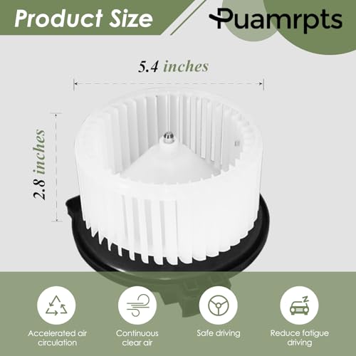 Image of HVAC Blower Motor Compatible with - Chevy, Pontiac Vehicles - Caprice 2011-2017, SS 2014-2017, G8 2008-2009 - Replace# 92191993