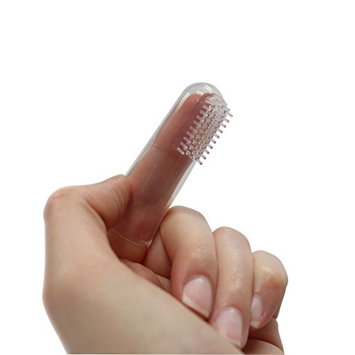 Adoleta Bebê, Massageador Escova Dental de Silicone Trânsparente