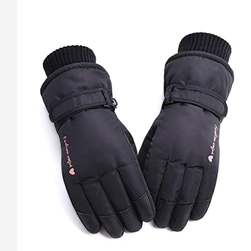 XZJJZ Gants de coton dames hiver version coréenne mignon plus velours épais chaleur épaisse riding étudiants gants de ski froid (Color : B) Cover