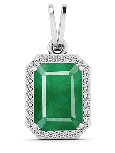 LMDPRAJAPATIS Natural Lab Certified 7.50 Carat Colombian Emerald Panna Jwelery