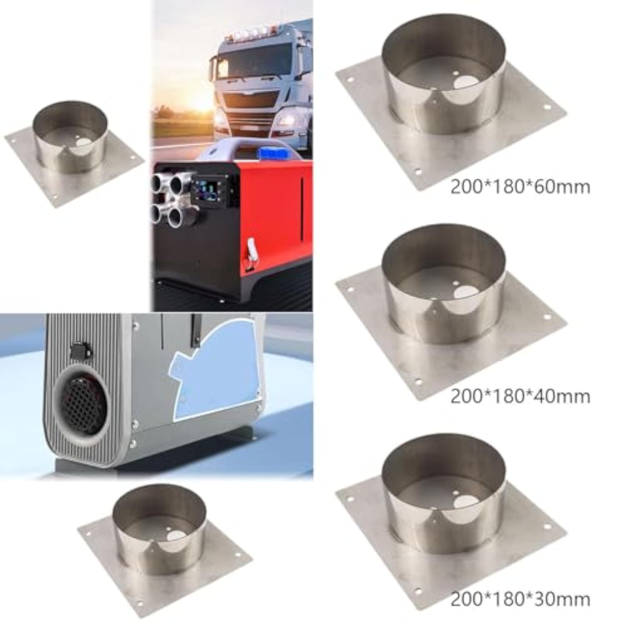 Diesel Heater Mounting Plate Replacement Steel