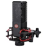 Atyhao condensador de micrófono, 420Pro profesional 16 mm Micrófono condensador cardioide para grabación de estudio en vivo