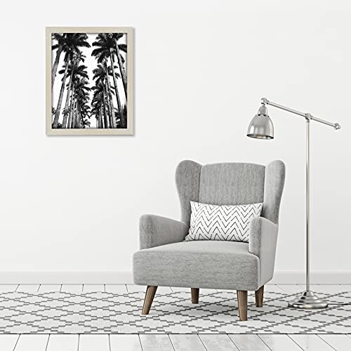Americanflat 22x28 Poster Frame with Polished Plexiglass - Wide Picture Frames Made of Engineered Wood for Vertical or Horizontal Wall Display - Epic Collection - Light Wood