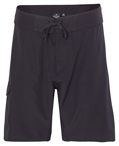 Burnside Men's Dobby Stretch Board Short 40 BLACK