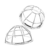 TOBBOMEY 2 Stück Schutzgitter für Rauchmelder Stoßfestes...