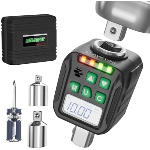 LLAVETOR Digital Torque Wrench Adapter Set Cover
