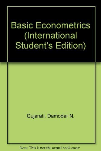 Basic Econometrics (International Student's Edi... 007113963X Book Cover