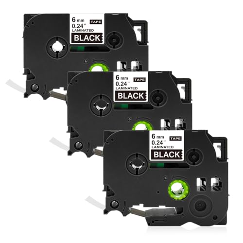 RolyPoly777 �݊� �u���U�[�H�� TZe-315 ���n������ 6mm�� 3�Z�b�g ����8m �s�[�^�b�` P-touch �ėp �e�[�v�J�[�g���b�W ���ϋv�݌v ���S���d�l �I�t�B�X/�q��/�����X/�ƒ�p ���p�r���p�\