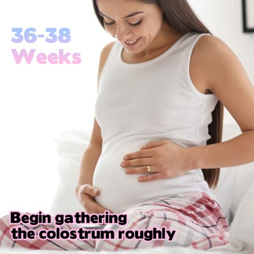 50 PCS Colostrum Collection Kit, 3ml Colostrum Collector, Breast Milk Collector Syringes with Caps, Measuring Cups, Label Stickers, Freezer Box and Storage Bags, Newborn Gift Set for Breastfeeding by Rainmae - Used condition - Image 7