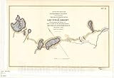 Historic Pictoric Map : Brule River, Wisconsin 1840, Antique Vintage Reproduction : 24in x 16in