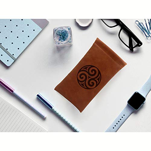 Image of Soft Sunglasses case | Large Glasses Case Holder - Eyeglass Pouch Squeeze Top | Glasses pouch Lightweight Extra Layers