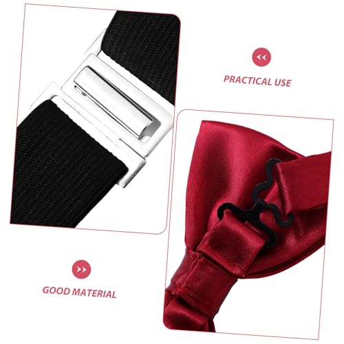 Set elegante de moño para hombre con porte de pañuelo miniatura 7
