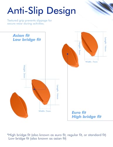 Image of SAUCER Replacement Nose Pieces Pads for Oakley Frogskins Range | Frogskins Range XL | OO9288 | OO9480 | OO9242 | Sunglasses