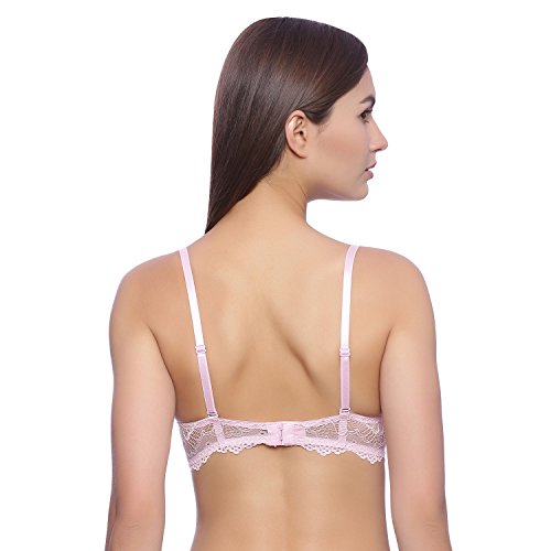 Buy Zivame Cuppa Contrast Explosive Pushup Multiway Demi Bra Pink at Amazon.in