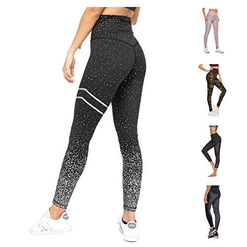 FIRMON Women's Yoga Pants High Waist Long Trousers,Ladies Joggers Sport Tight Stretch Quick-Drying Cosy Running Gym Legging