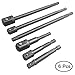 AFUNTA 6 Pcs Hex Shank Socket Adapter Drill Bit/Extension Set, 1/4-inch, 3/8-inch, and 1/2-inch Driver Power Drill Impact Driver - 3 inch & 6 inch Socket Adapter