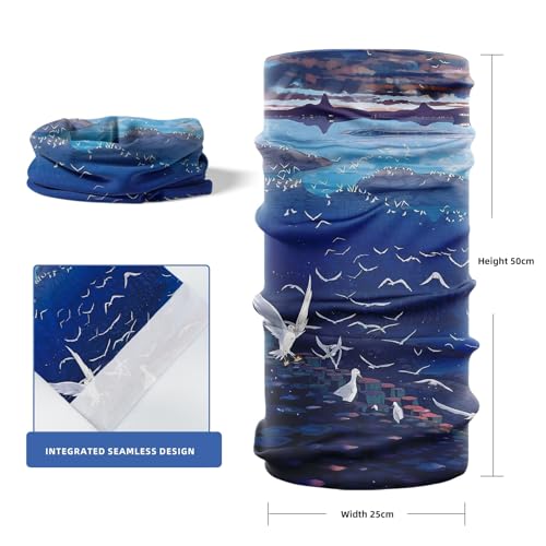 Mountain Landscape Cooling Neck Gaiter Face Mask Lightweight Sun Protection Bandana Multifunctional Outdoor Headwear2