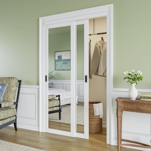 48x80 in Mirror Bypass Closet Door