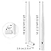 Dual Band 2.4GHz 5GHz 9dBi WiFi Antenna with PR-SMA Male Connector for Reolink Security Camera DVR Recorder WiFi Router Surveillance Monitor (Pack of 2), Eifagur